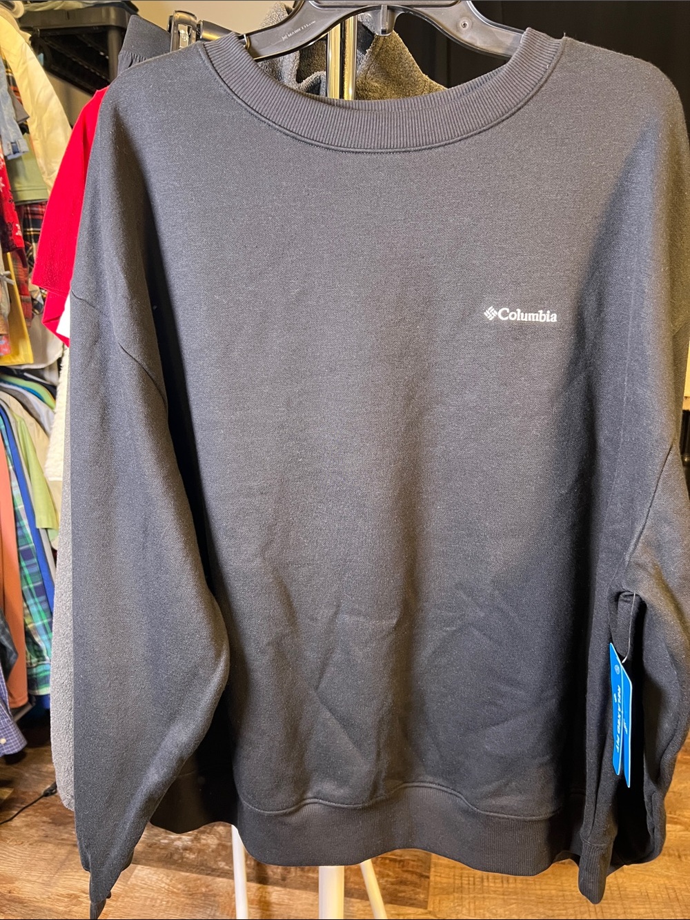 Columbia Men’s Black Crewneck Pullover